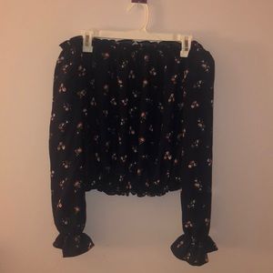 Floral Off the shoulder top